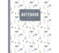 composition notebook unruled: blank unlined journal |100 Unruled pages | 7.5 x 9.25 inches | School Supplies