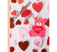 Composition Notebook: Valentine's Day | Perfect for girls and adults | Glossy cover, wide-ruled interior, indentation, class schedule | Use as a journal, notebook, at college, school, work.