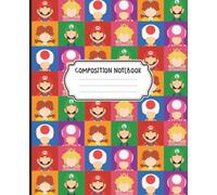 Composition Notebook Video Game Player: Sıze7.5 x 9.25 Inches Wide Ruled Lined Paper 110 Pages for Girls & Boys