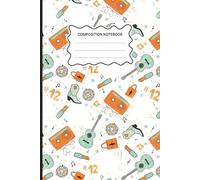 Composition Notebook: Vintage Cassette Tape & Guitar Design, Show Of Girl Lined Journal
