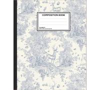 Composition Notebook: Vintage Deer in a Forest Aesthetic College Ruled with Elegant Nature Cover Design, Paperback