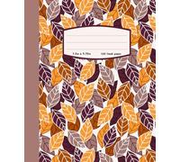 Composition Notebook: Vintage Fall Leaves, I Am an Autumn, 7.5"x9.75", 100 College Ruled Lined Pages, for Kids, Teens, and Adults (Composition Notebook)