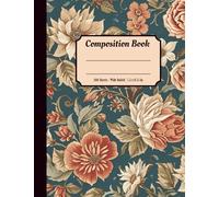 Composition Notebook:: Wide Ruled, 200 Pages (100 Sheets), 7.5 x 9.75 in Standard size, Date Writing on Corner for Kids, Teens and Adults.