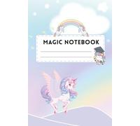 Composition Notebook Wide Ruled Cute Unicorn - 6" x 9" | 110 Lined Pages | Girls & Boys | White Interior: Adorable Unicorn-themed pages for writing | Great for school notes | Info page included
