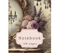 Composition Notebook Wide Ruled: French Boudoir Vintage Illustration: Cottagecore Aesthetic Notebook for School, College, Office, Work Retro-Inspired School Supplies Paperback old-world style