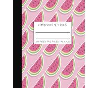 Composition Notebook Wide Ruled: Fruit Aesthetic Preppy Notebook | Cute Composition Notebook