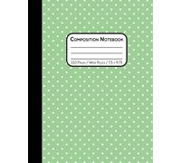 Composition Notebook Wide Ruled - Mint Star Cover: Great for Back-to-School! | Organize by Subject with Colorful Covers | 1-Subject for Notes, Homework & Creative Writing