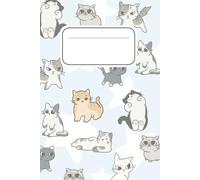 Composition Notebook: Wide Ruled Notebook | Cute Cats | 100 pages | 6 x 9 inches | Kids Teens Adults