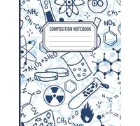 Composition Notebook: Wide Ruled Science Notebook for Kids and Students | 110 Pages | 7.5 x 9.25 in | Bleed | Ideal for School Notes, Lab Reports, STEM Projects, and Classroom Journals