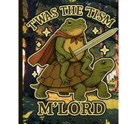 Composition Notebook Wide Ruled: Vintage Frog Knight on Turtle Design | Journal for Boys, Teens, Students, and Fantasy Lovers | Funny Gift Idea for Neurodivergent and Autism Supporters