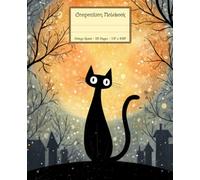 Composition Notebook Witchy Black Cat: College Ruled with Cozy Gothic Vibes, for School, College & anyone into Witch's Familiars !