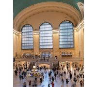 Composition notebook with NYC Grand Central Station illustration | Perfect for school, university, journal or diary.