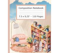Composition Notebook with Small Coloring Figures | Cute and Creative Writing Journal for Kids & Adults: 110 Black and White Pages | 7.5 x 9.25" | Fun ... Doodling, Journaling, Relaxation and school.