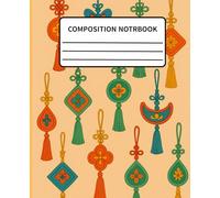 composition notebooks: Korean Traditional Clothes Hanbok's Jewelry Norigae 120page 7.5 x 9.25 inches: Korean Traditional Clothes Hanbok's Jewelry Norigae 120page 7.5 x 9.25 inches