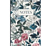 Composition Vintage Flower Notebook: Vintage Winter Flower Cover Notebook | Ruled | Journaling | Diary | Gift For Vintage Flower Lovers and Friends