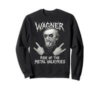 Compositore Classico Wagner Music Death Metal Corpse Paint Felpa