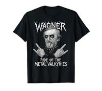 Compositore Classico Wagner Music Death Metal Corpse Paint Maglietta