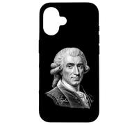 Compositore Haydn Musica Classica Sinfonia Opera Ritratto Haydn Custodia per iPhone 16
