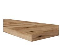 Composizione Bagno Lavabo Sospeso KARMA 120 cm mensole Rovere Naturale Specchio