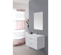 Composizione Bagno sospesa Linea Stella 80CM colore grigio