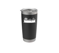 Composizione di Succulente Illustrazione Minimalista Bicchiere termico in acciaio inox doppia parete