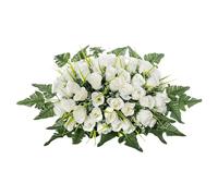 Composizione Floreale a Sella per Cimitero - Ricordo Resistente Sbiadimento - Composizione floreale a sella per il cimitero | Per Giardino Posteriore Cortile Camposanto Giardino Famiglia Mamma Papà Am