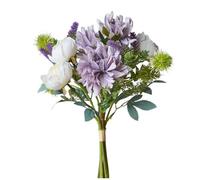 Composizione floreale artificiale di gigli, margherite e crisantemi per la decorazione del soggiorno tutto l'anno (B)