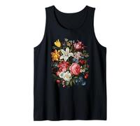 Composizione Floreale Botanica Vintage lussureggiante Canotta