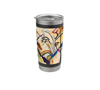 Composizione IV di Wassily Kandinsky (1911) Bicchiere termico in acciaio inox doppia parete