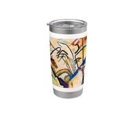 Composizione IV di Wassily Kandinsky (1911) Bicchiere termico in acciaio inox doppia parete