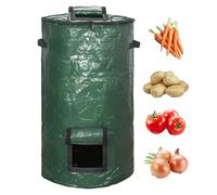 Compost Bin Bag - Contenitore pieghevole per rifiuti da cortile, borsa pieghevole per foglie da giardino | Supporto per ritagli di all'aperto, borsa per detriti portatile, borsa per la pulizia