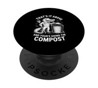 Compost divertente coccodrillo detto giardiniere vintage PopSockets PopGrip Adesivo