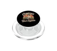 Compost I Tuoi Nemici Retro Giardinaggio Umorismo PopSockets PopGrip per MagSafe