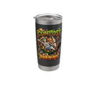 Compost In Allenamento, Sarcastico Bicchiere termico in acciaio inox doppia parete