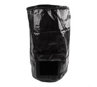 Compost Jardin PE avec Couvercle 35x60cm Compost Jardin PE(Black 35 * 60CM) | Couvercle per zip pratique, surveillance per facile, matériau PE résistant, per idéal déchets cuisine