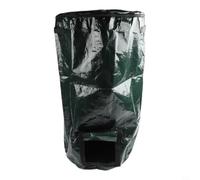 Compost Jardin PE avec Couvercle 35x60cm Compost Jardin PE(Green 45 * 80CM) | Couvercle per zip pratique, surveillance per facile, matériau PE résistant, per idéal déchets cuisine