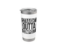 COMPOST OUTTA DRITTO Bicchiere termico in acciaio inox doppia parete