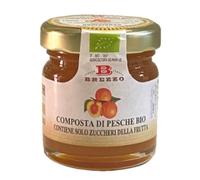 Composta Biologica Brezzo Mignon Pesche 20 Vasetti Mini da 40 g