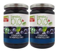 Composta Di Mirtilli Bio Con Polpa Di Mela 320 G 2x320 g