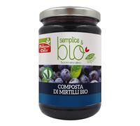 COMPOSTA DI MIRTILLI BIO CON POLPA DI MELA 320 G
