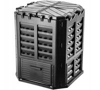 KADAX Compositore, Sistema di Compost, Compositore Rapido in Plastica, Nero, ...