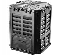 KADAX Compositore, Sistema di Compost, Compositore Rapido in Plastica, Nero, ...