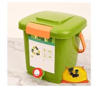 Compostiera Da Balcone Con Rubinetto Porta Rifiuti Da Esterno Comodo Riciclaggio Dei Rifiuti Alimentari Compostiera Domestica,Style1(8L)-1Set