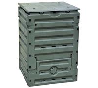 Compostiera da Giardino 300L 60x60xH90cm Rama Eco-Master Verde