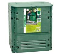 Compostiera da Giardino 400L 74x74xH84cm Rama Thermo-King Verde