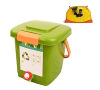 Compostiera Da Giardino Con Rubinetto Compostiera Domestica Comodo Riciclaggio Dei Rifiuti Alimentari Compostiera Da Cucina,Style1(8L)-2Set