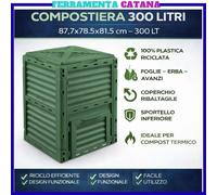 compostiera da giardino domestica composter bidone compostaggio rifiuti organici