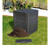 Compostiera da Giardino e per Esterno per Rifiuti Organici, resistente alle intemperie e raggi UV