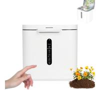Compostiera elettrica da cucina, contenitore per compost intelligente con funzione autopulente, contenitore per compost da banco, inodore, trasforma gli scarti alimentari in fertilizzante