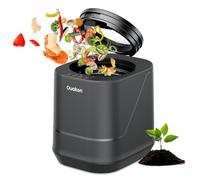 Compostiera elettrica per cucina, 4 l, per compost da interni, per uso domestico, per trasformare i rifiuti della cucina in fertilizzante per compostaggio, a basso rumore, pulizia automatica, inodore